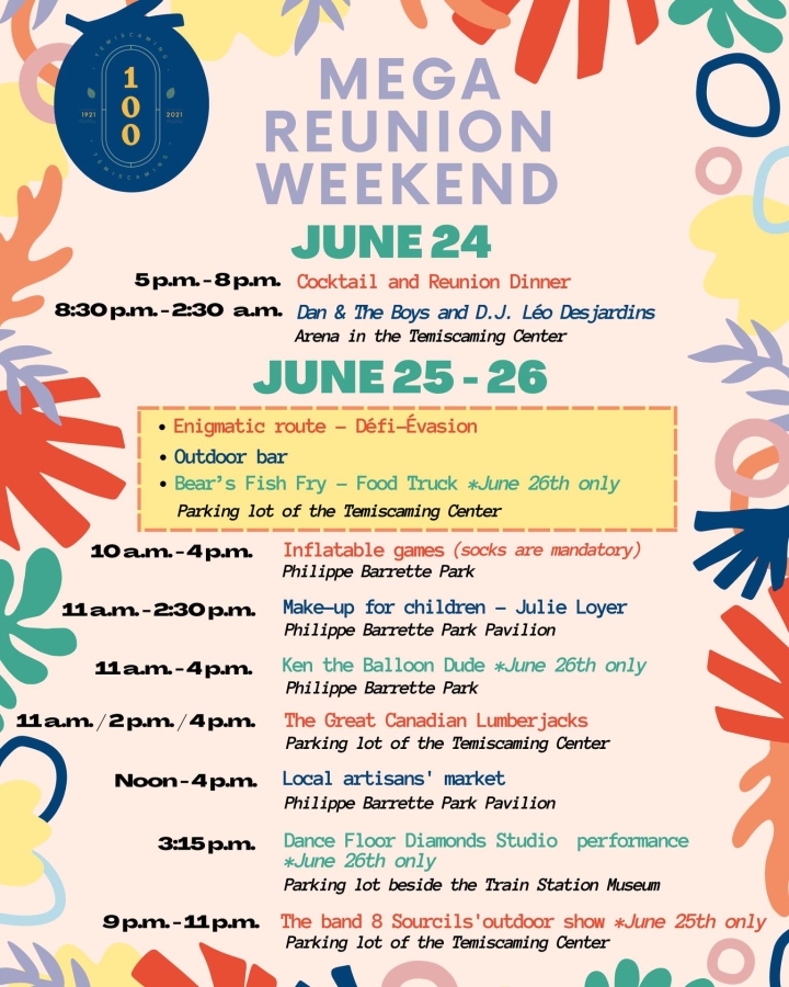 MEGA REUNION WEEKEND - LATEST NEWS - PROGRAMMING