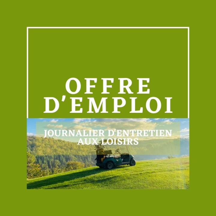 JOURNALIER D'ENTRETIEN AUX LOISIRS