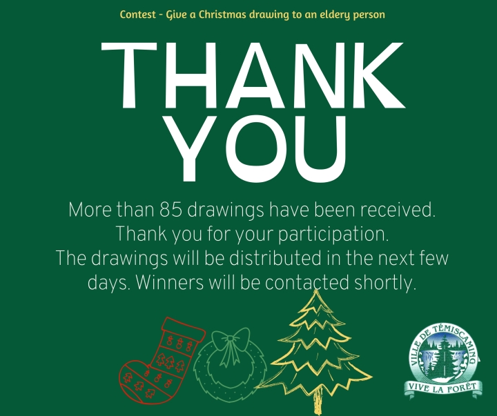 End of the Christmas Drawing Contest