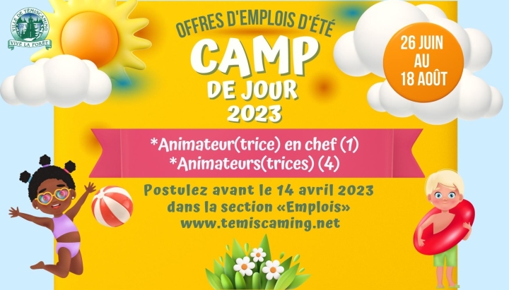 CAMP DE JOUR - 2023
