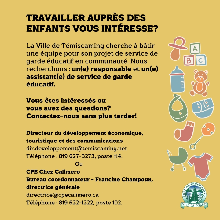 Projet de service de garde éducatif en communauté