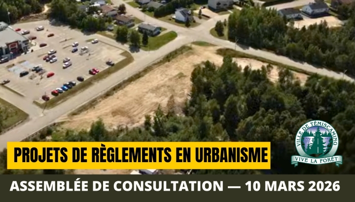 PROJETS DE RÈGLEMENTS EN URBANISME