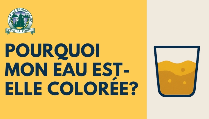 POURQUOI MON EAU EST-ELLE COLORÉE?