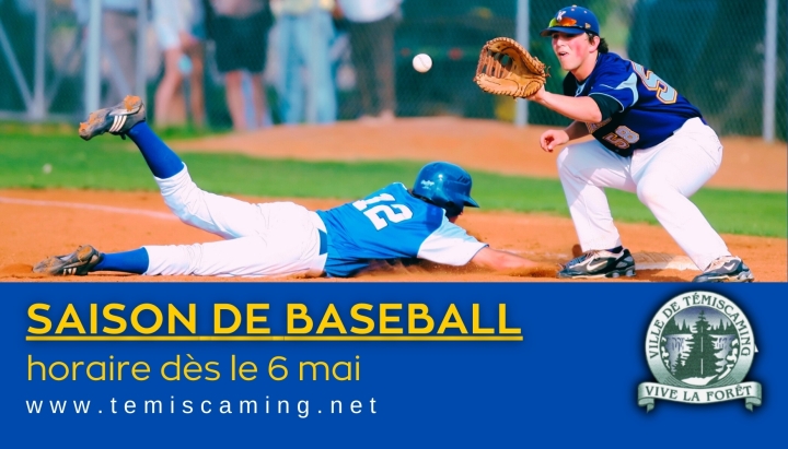SAISON DE BASEBALL | DÈS LE 6 MAI