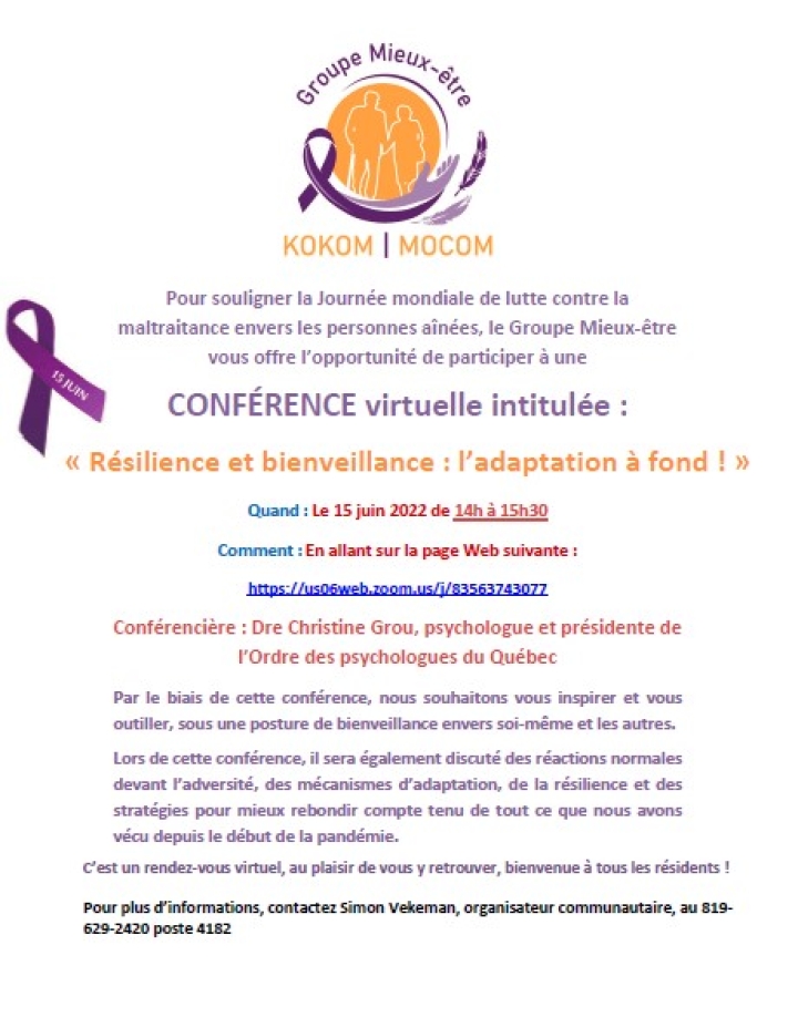 Résilience et bienveillance : l'adaptation à fond !