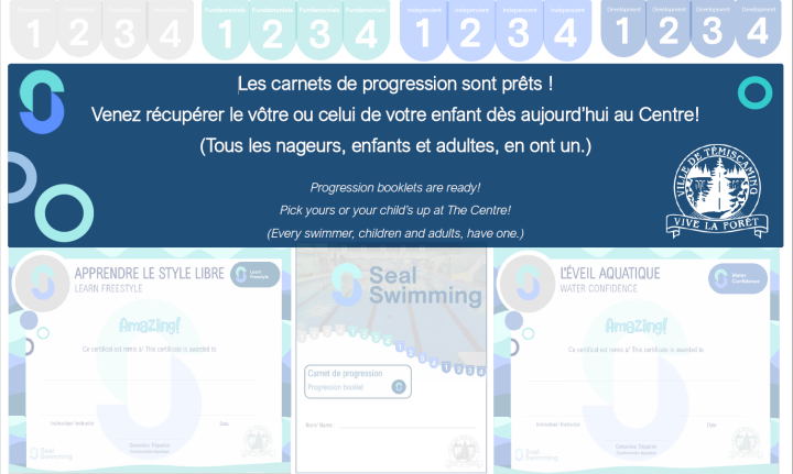 SWIMMING LESSONS | PROGRESSION BOOKLETS