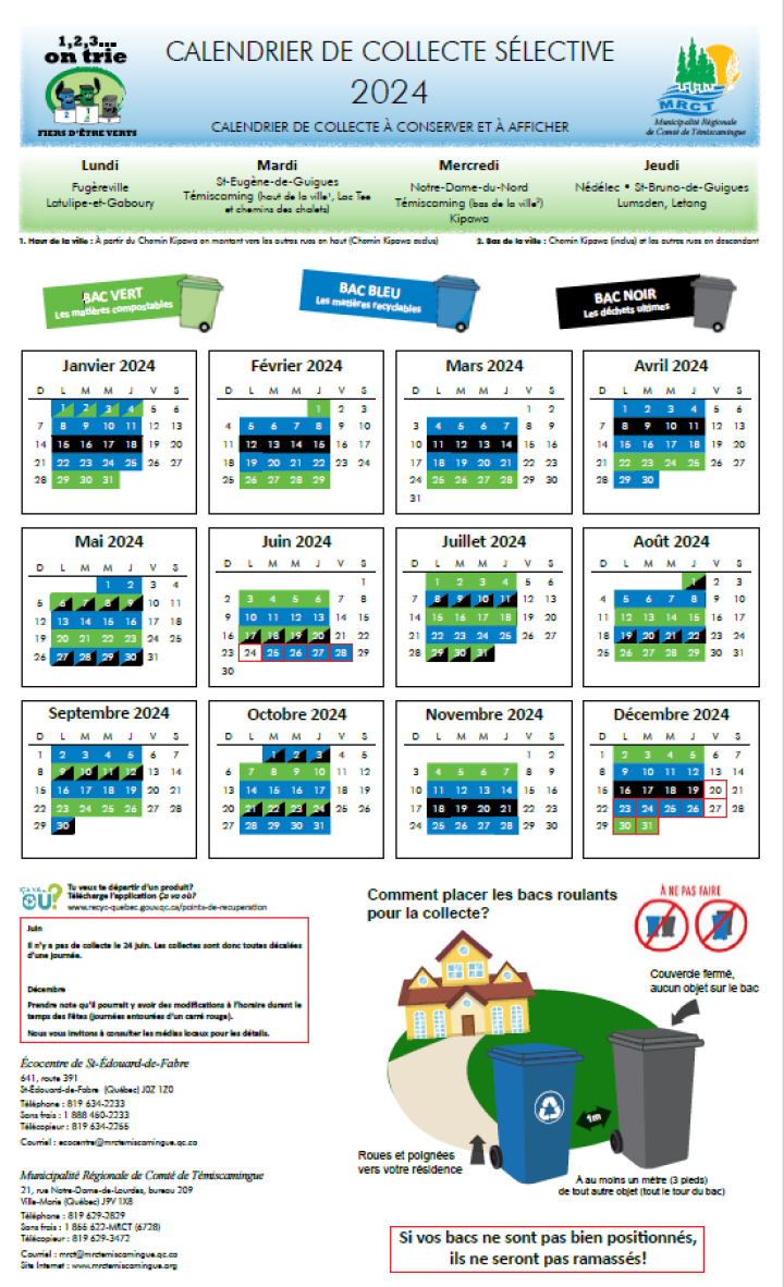 2024 | SELECTIVE COLLECTION CALENDAR