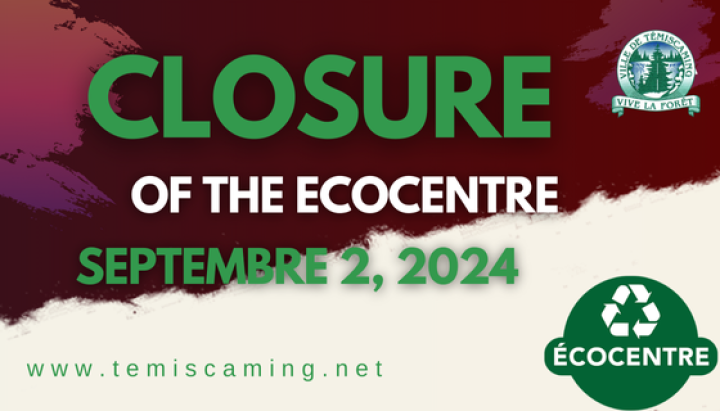 CLOSURE OF THE ECOCENTRE