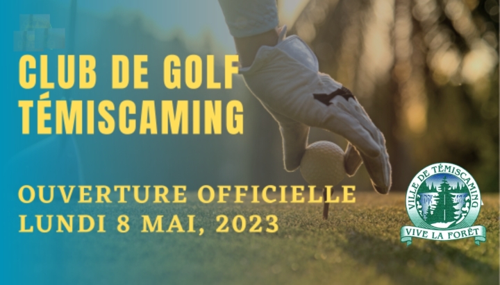OUVERTURE DU CLUB DE GOLF