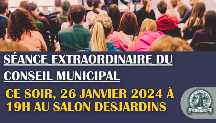 EXTRAORDINARY TOWN COUNCIL MEETING | JANUARY 26, 2024