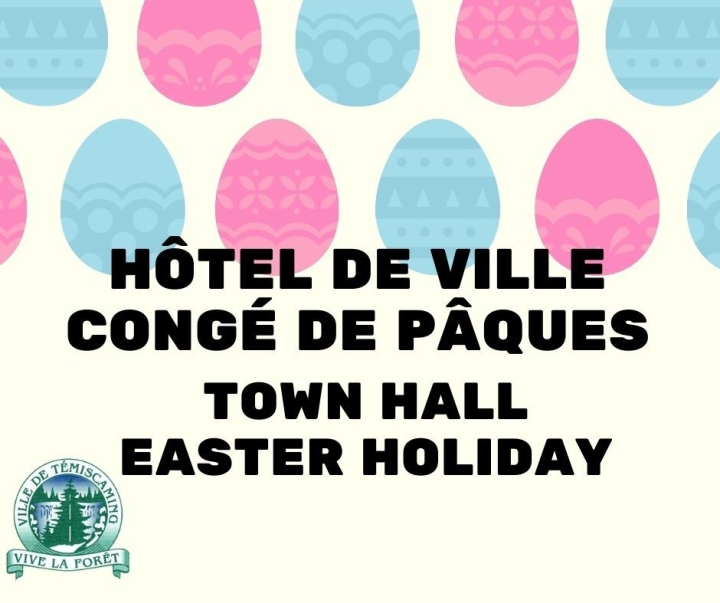 Town Hall - Easter holiday