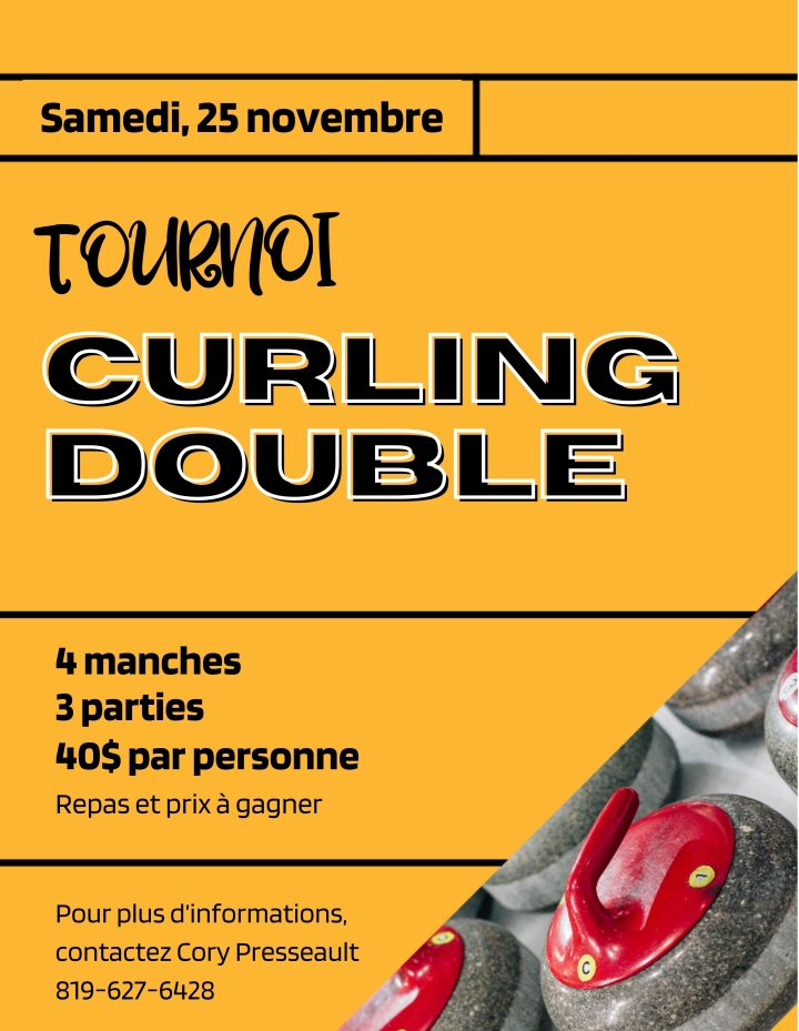 TOURNOI DE CURLING DOUBLE |