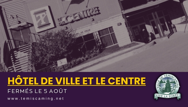 TOWN HALL AND THE CENTER | AUGUST 5