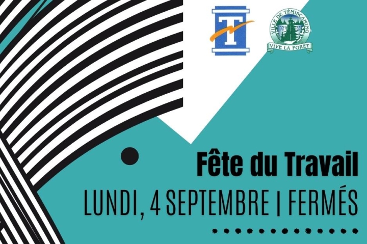 FERMETURE - 4 SEPTEMBRE 2023