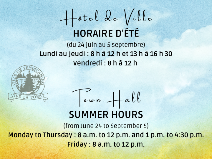 Horaire d'été