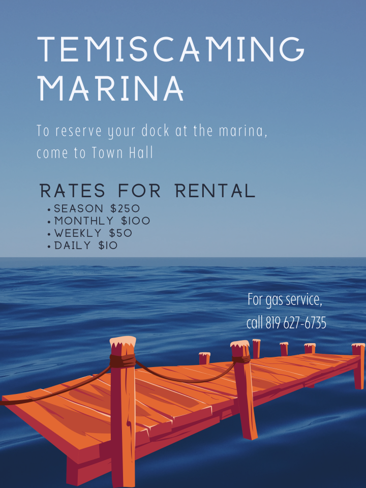Temiscaming Marina - Rental