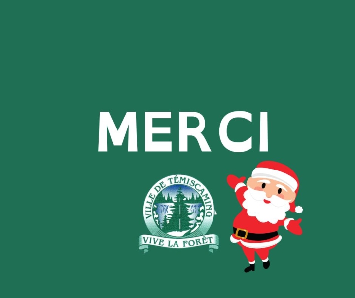 Remerciement - Parade de Noël