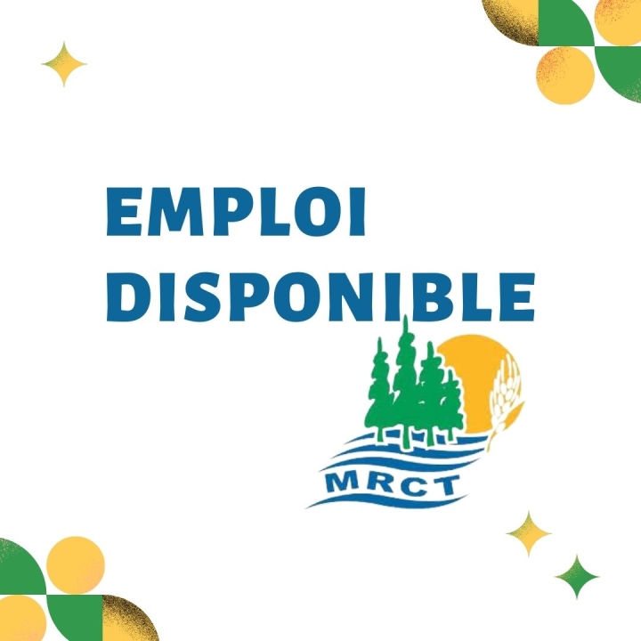 Une nouvelle opportunité d'emploi à la MRC de Témiscamingue.