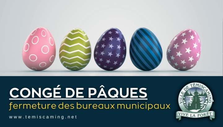 CONGÉ DE PÂQUES |
