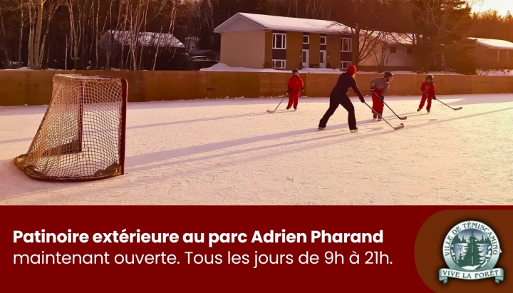 OUTDOOR SKATING RINK | PARC ADRIEN PHARAND