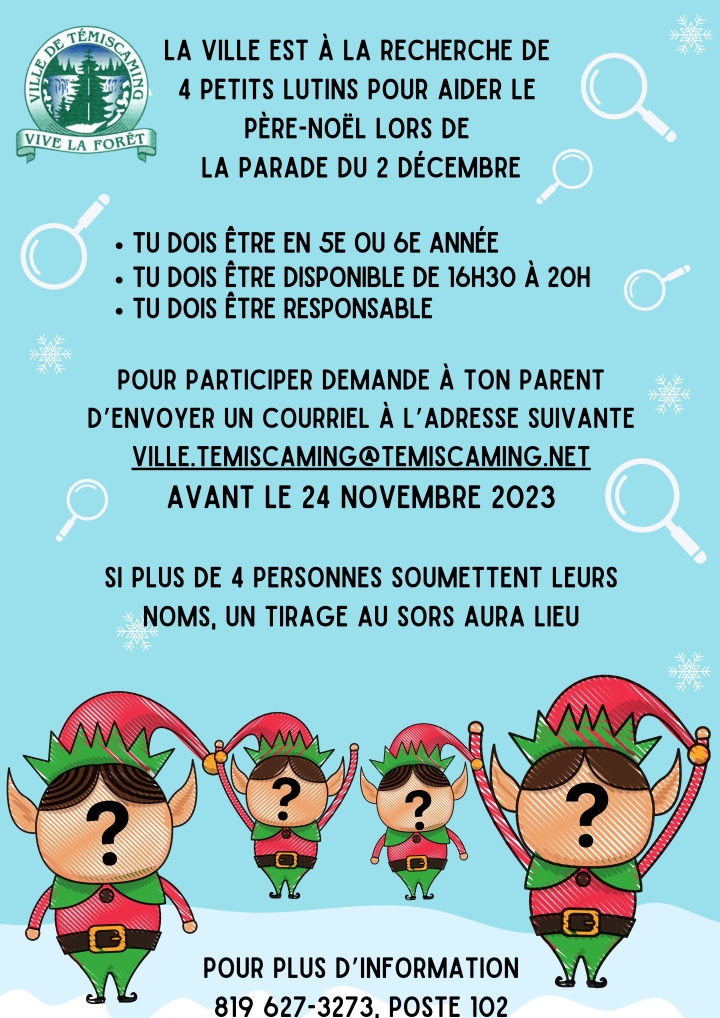 RECHERCHE DE LUTINS | PARADE DE NOËL