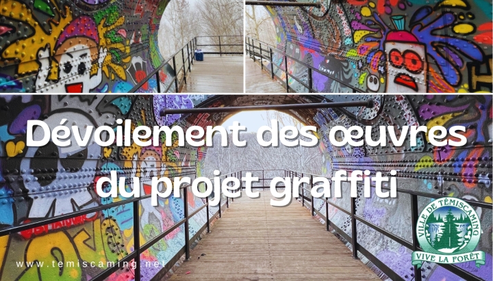 DÉVOILEMENT DES OEUVRES DU PROJET GRAFFITI |