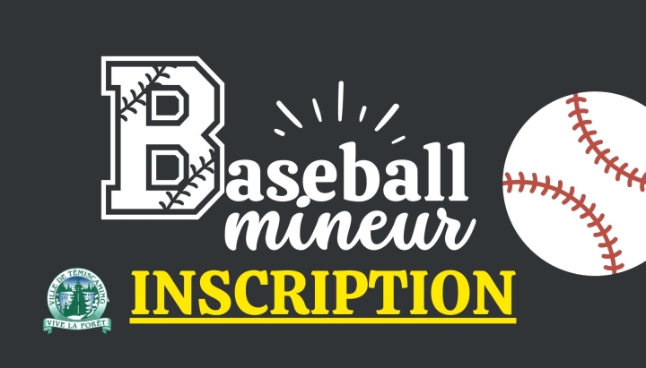 Inscription de baseball mineur