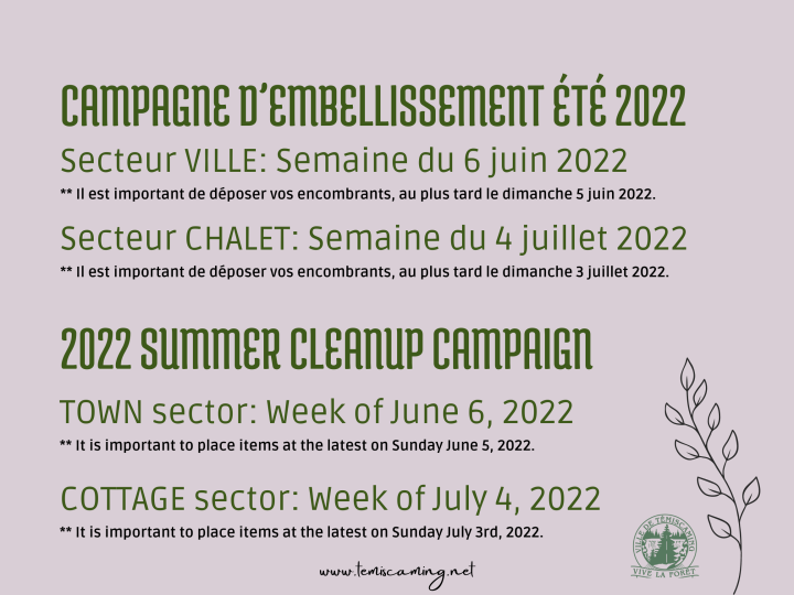 2022 summer cleanup campaign