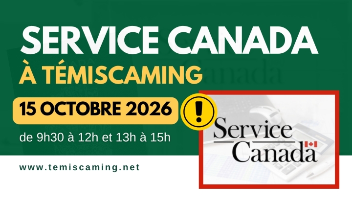 SERVICE CANADA | VISITE D'OCTOBRE REPORTÉE
