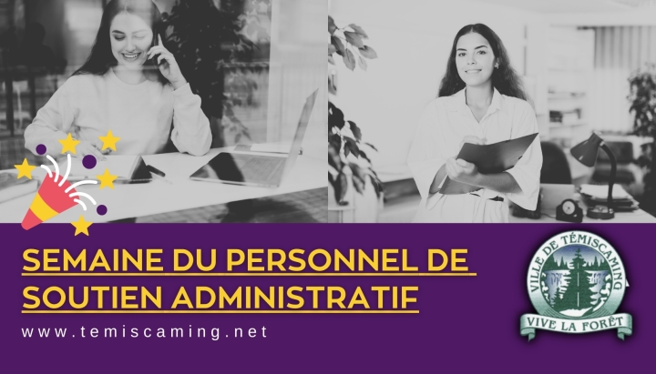 SEMAINE DU PERSONNEL DE SOUTIEN ADMINISTRATIF |
