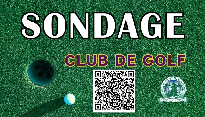 SONDAGE | CLUB DE GOLF
