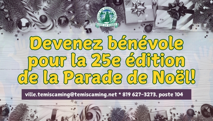 APPEL À TOUS LES BÉNÉVOLES!