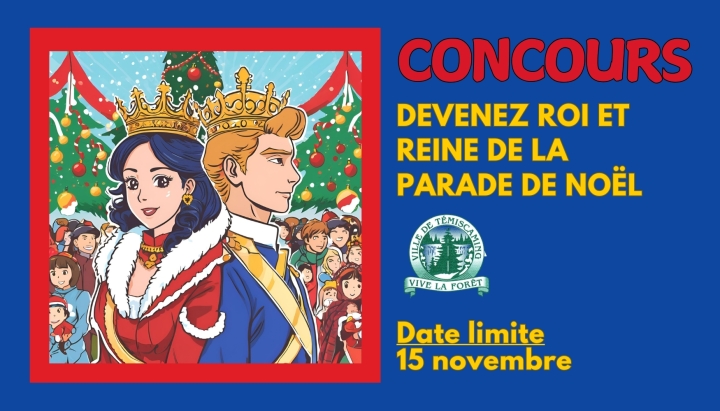 CONCOURS | DEVENEZ ROI ET REINE DE LA PARADE DE NOËL