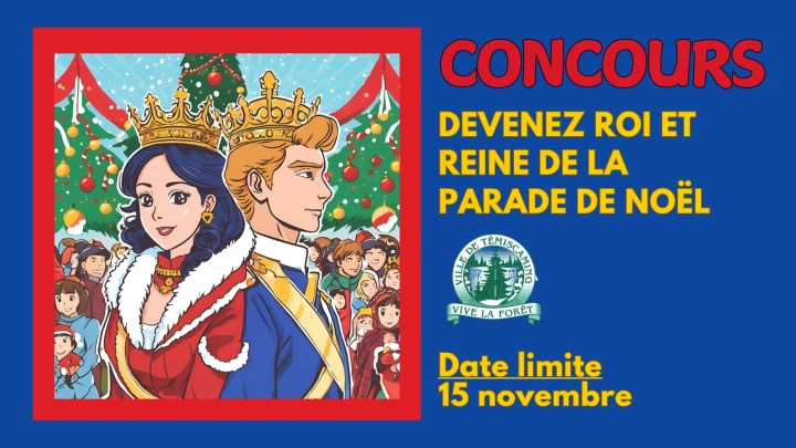 CONCOURS | DEVENEZ ROI ET REINE DE LA PARADE DE NOËL