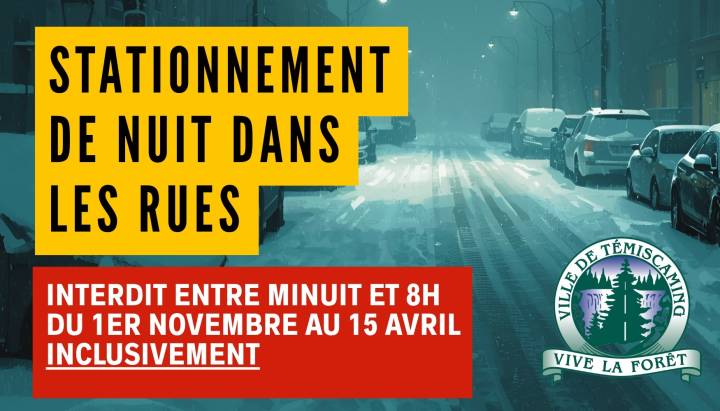 MUNICIPAL REMINDER | WINTER PARKING