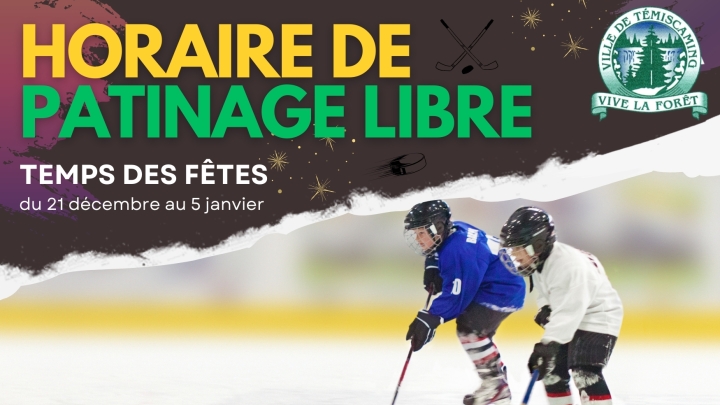 PATINAGE LIBRE - SPÉCIAL TEMPS DES FÊTES