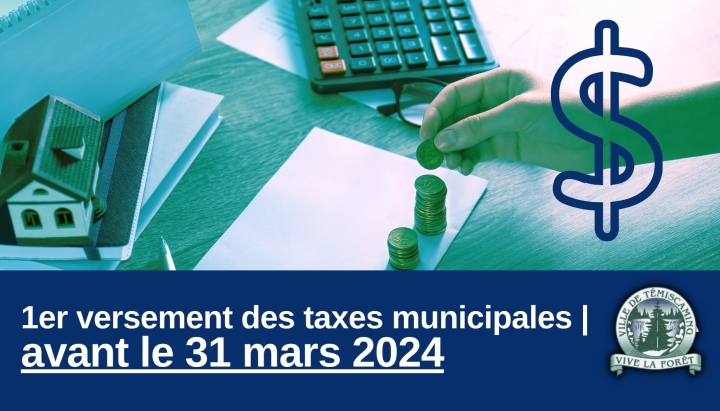 REMINDER | MUNICIPAL TAXES