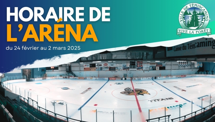 ARENA SCHEDULE | February 24 to March 2, 2025