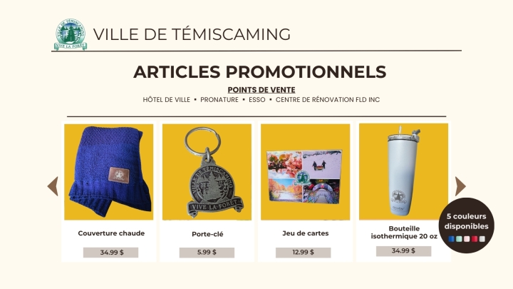 NOUVEAUTÉ | ARTICLES PROMOTIONNELS