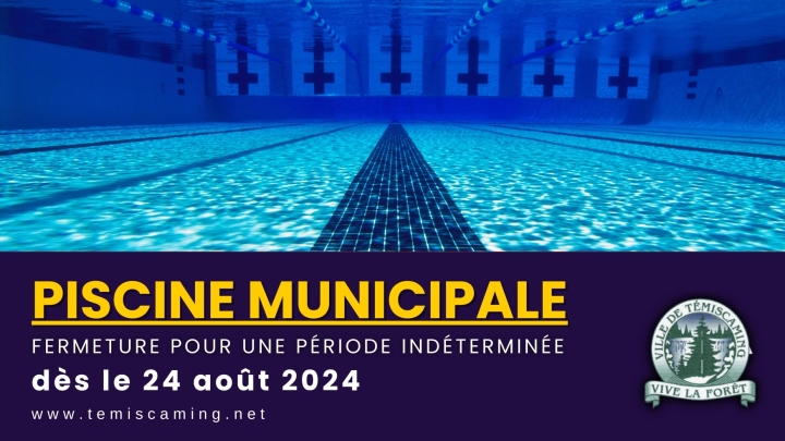 PISCINE MUNICIPALE | FERMETURE