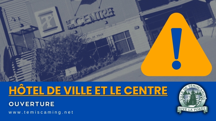 HOTEL DE VILLE ET LE CENTRE | OUVERTURE