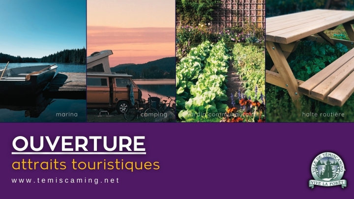 OUVERTURE | ATTRAITS TOURISTIQUES