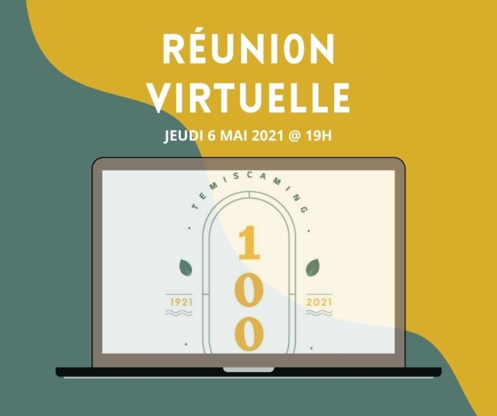 Invitation - Réunion virtuelle - 100e