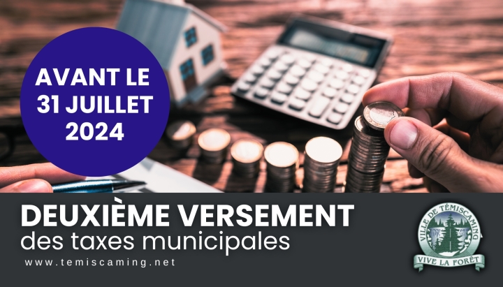 2ND INSTALMENT OF MUNICIPAL TAXES |