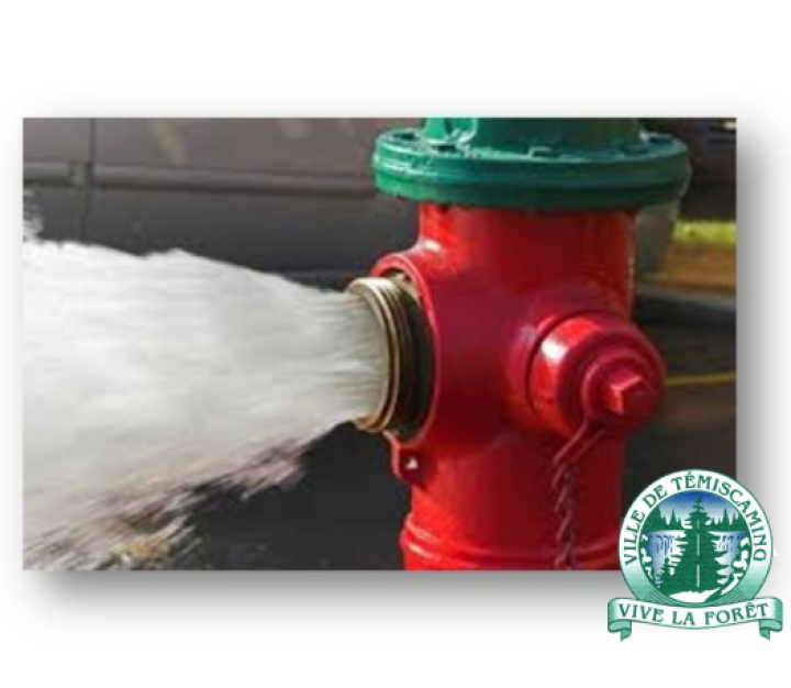 RINÇAGE DU RÉSEAU D'AQUEDUC