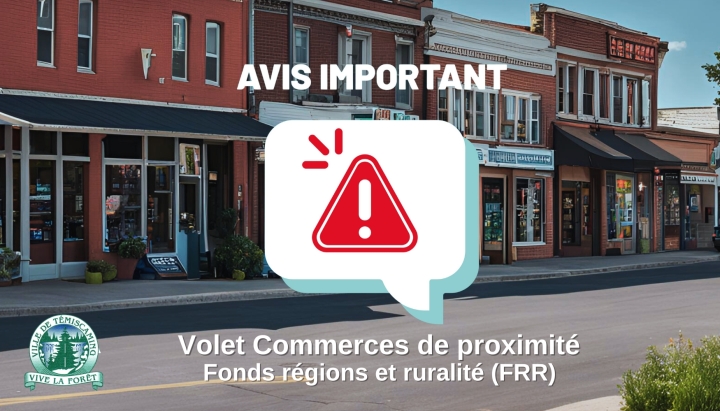 VOLET COMMERCES DE PROXIMITÉ